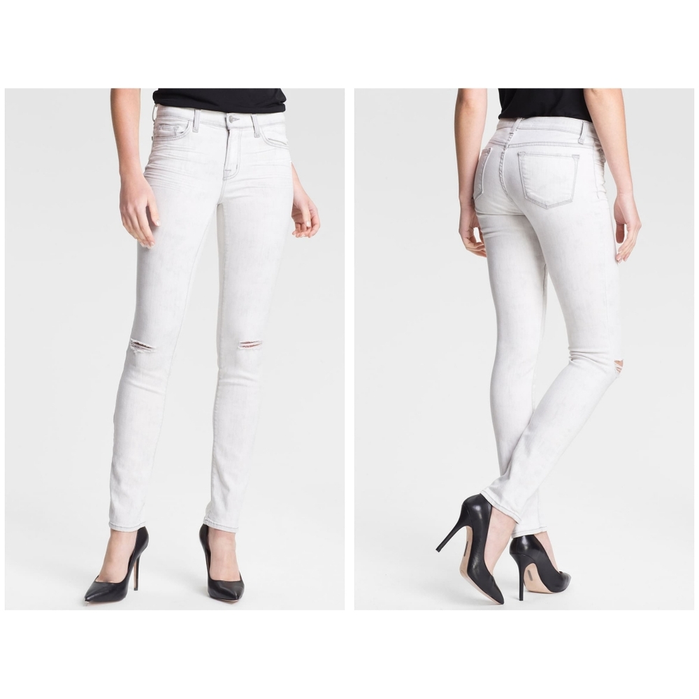 J Brand Commotion skinny distressed jeans
